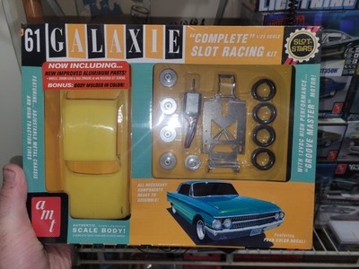 Vintage 1961 galaxie 1/24 AMT Slot car Kit (factory aluminum upgrades)