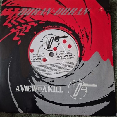 Duran Duran - View to a Kill - 7'' Vinyl Single P/S 1985 James Bond Theme - VG+