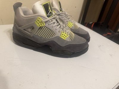 Jordan Air Jordan 4 Retro SE Neon 95 Cool Grey/Volt Nubuck Lace Up 2020