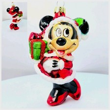 Minnie Mouse Blown Glass Ornament