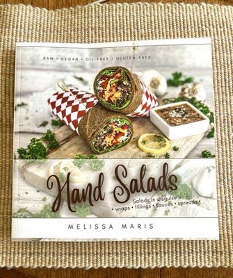Hand Salads. Vegan Vegetarian Wraps CookBook New