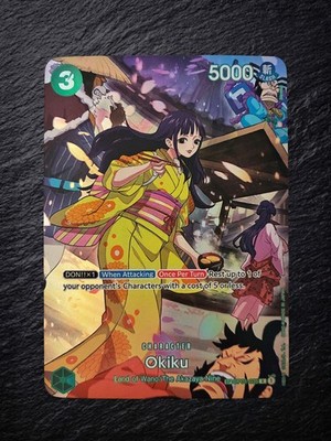 One Piece TCG Okiku SP Alt Art OP01-035 OP06 Wings of the Captain Custom/Fan Art