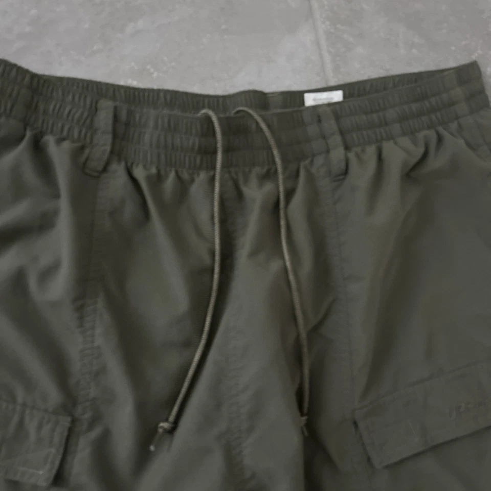 Columbia Womens Convertible Pants Green Pockets Flat Front UPF 30 size XL  - Image 3 of 4