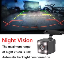 4LED Car Rear View Reverse HD Backup Camera Waterproof Parking Night Vision 170°
