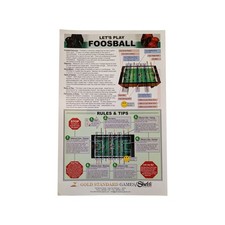 Shelti Foosball Rules Chart