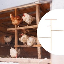 Chicken Perch Stand Chicken Perch Toy for Coop Strong with Metal Ground Plug