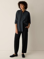 Eileen Fisher Women's Stretch Jersey Knit Lantern Pant - No Import Fees