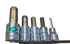 Snap-on 5 Metric Hex Allen Bit Socket Set - 38 Drive - 5mm To 14mm 211efamy Snap-on 5 Metric Hex Allen Bit Socket Set - 38 Drive - 5mm To 14mm 211efamy