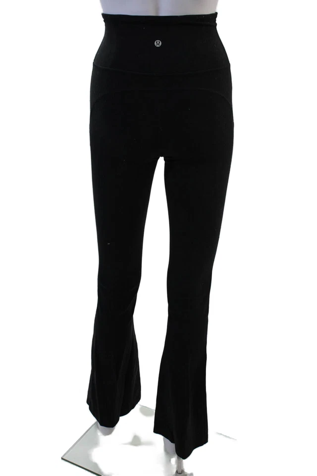 Leggings femininas Lululemon mistura de náilon preta tamanho 0 - Imagem 3 de 4