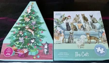 Cat Puzzles Set Of 2 Casey Krimmel Cats In Trouble Professor Puzzle The Cats NEW
