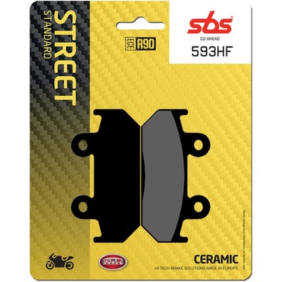 Bremsbelag SBS 593HF Street Ceramic   Premium Bremsbacken für optimales Bremsver