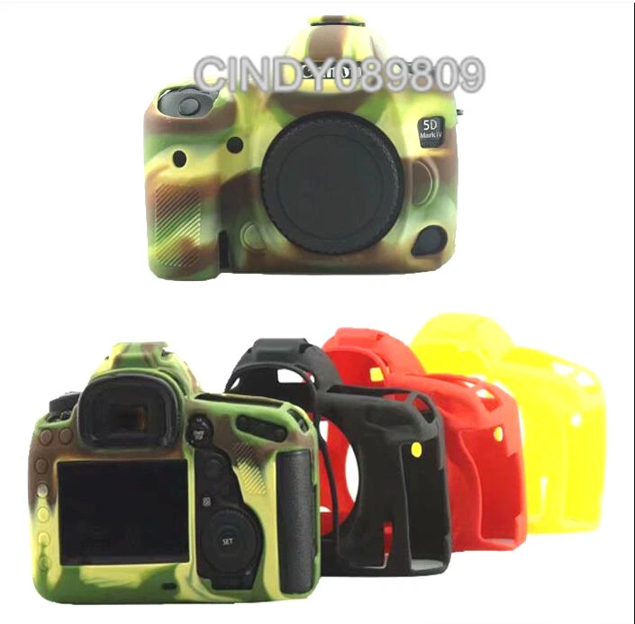 New Soft Silicone Cover Case Protective Bag Rubber for Canon 5D Mark IV Camera - Image 1 of 1