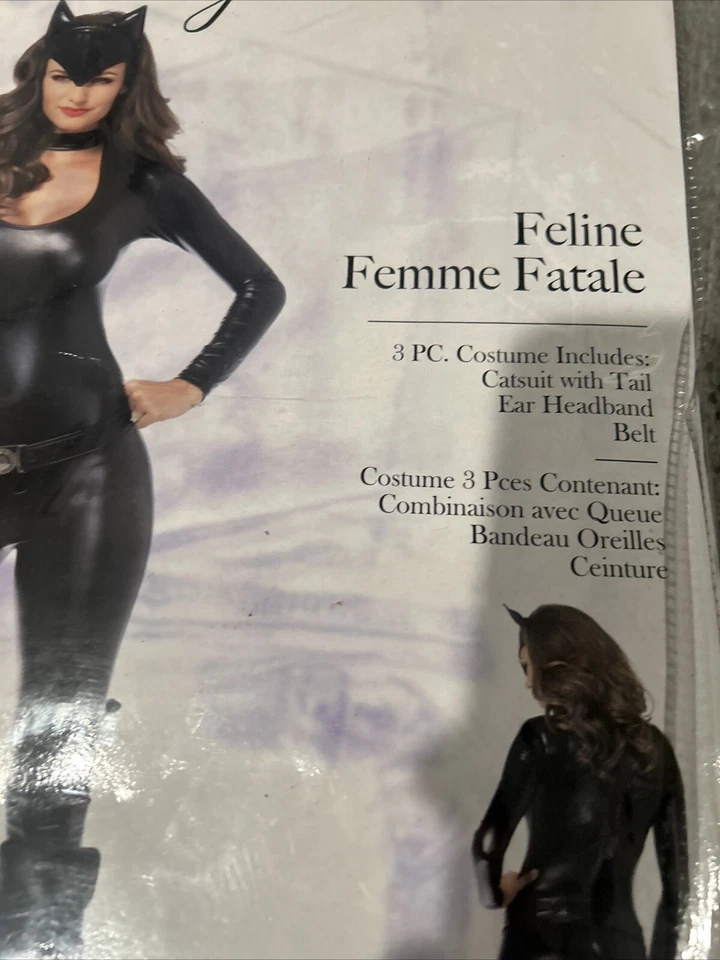 Disfraz de Halloween Leg Avenue Feline Femme Fatale Catwoman Gatsuit Talla Grande Foto 2 de 3