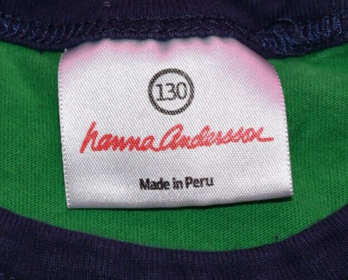 Lot of 2 HANNA ANDERSSON Shirts -- green, striped, motorcycle -- Boys 130 US 8 - Picture 4 of 11