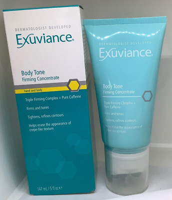 EXUVIANCE BODY TONE FIRMING CONCENTRATE HAND & BODY 5oz FIRMS TONES TIGHTENS NIB