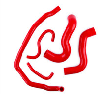 Red Silicone Radiator Hoses Pipe Kit for 07-14 Vauxhall Opel Corsa D 1.6T VXR