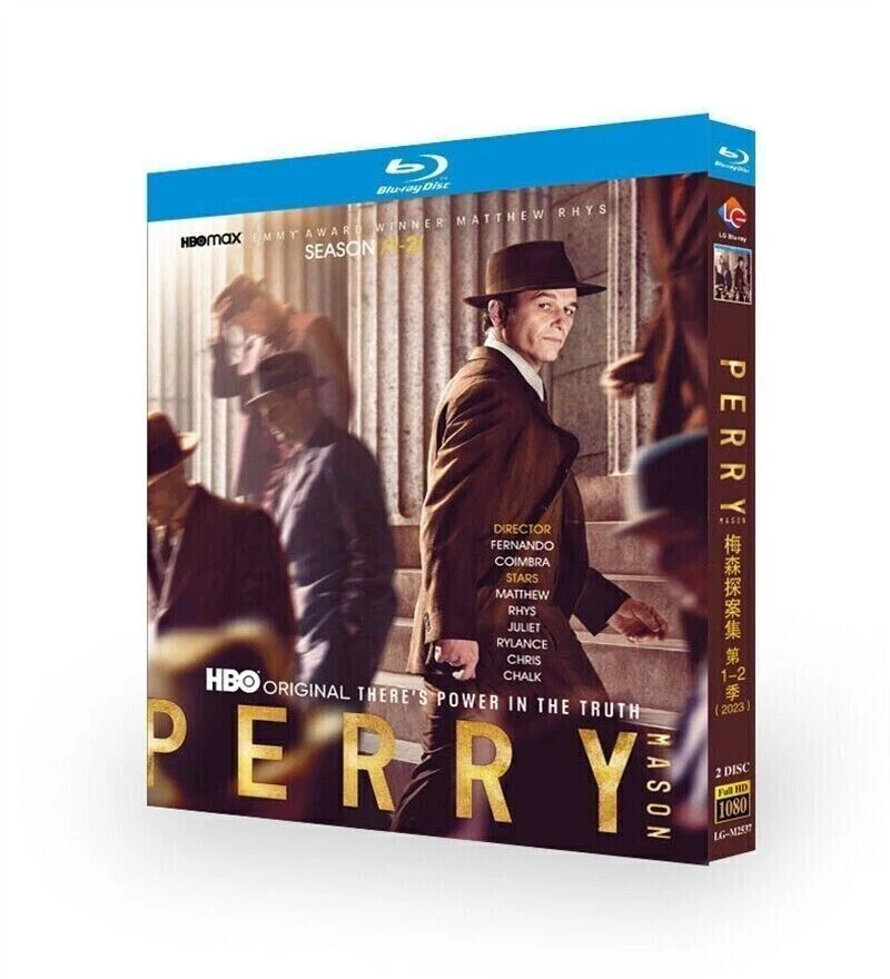 2023 Drama Perry Mason Season 2 Bluray Free Region Discs 2 English Subs