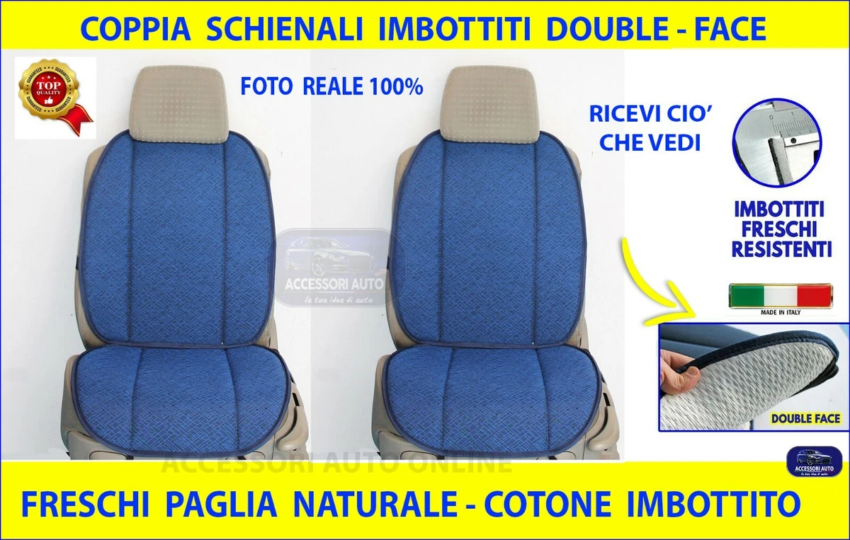 Cora 000127411 Jeans Tuning Coprisedile Auto in Cotone, Blu/Nero