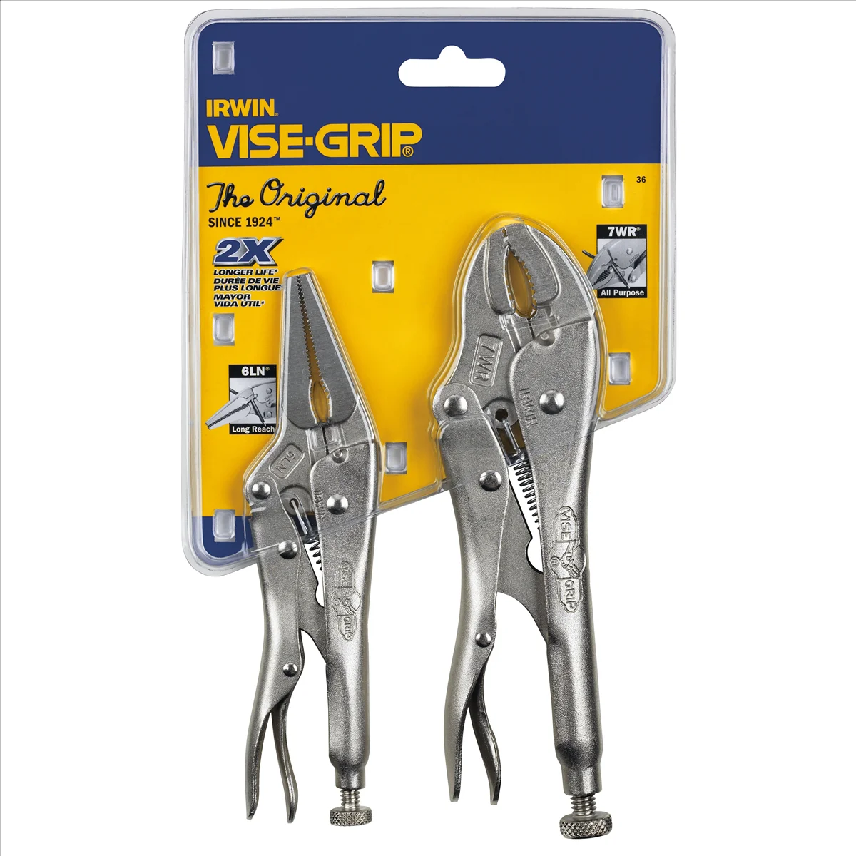 Vise Grip 2 PC ORIGINAL LOCKING PLIERS SET eBay