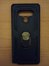 Protective phone case with kickstand for LG STYLO 6-Color Blue