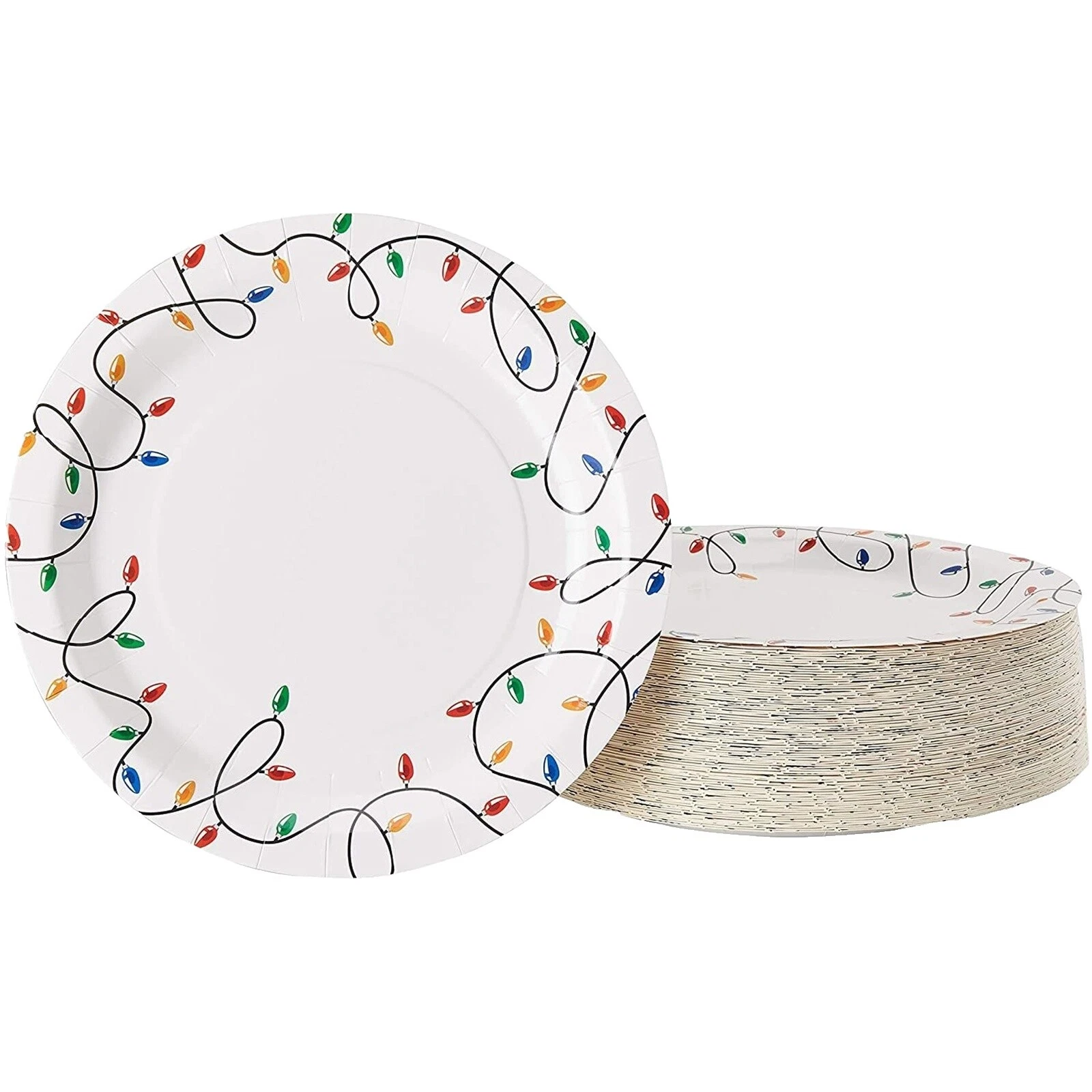 Christmas Plastic Party Plates