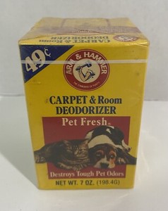 NEW Vintage ARM & HAMMER Carpet & Room Deodorizer from 1991 SEALED