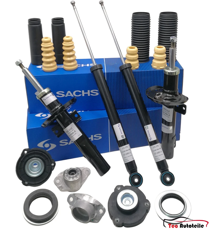 4x SACHS Stoßdämpfersatz VW Polo 1.4 1.6 16V 1.9 TDI SDI 1.8 GTI Sportfahrwerk