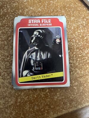 1980 STAR WARS - DARTH VADER STAR FILE - Topps Card #10 Trading Card | eBay