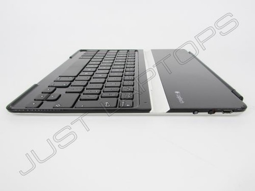 Logitech Ultrathin Bluetooth Keyboard Cover US English Apple iPad 2 3 w/ Cable - Picture 3 of 4
