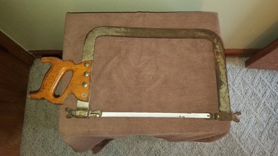 Vintage Huge Meat Bone Saw 9 Deep Throat 12 Blade Ebay