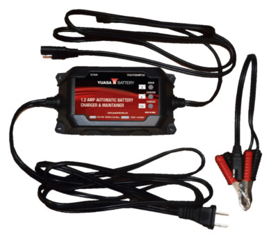 Yuasa For 1.2 Amp Charger & Maintainer - YUA1P2AMPCH - 12V