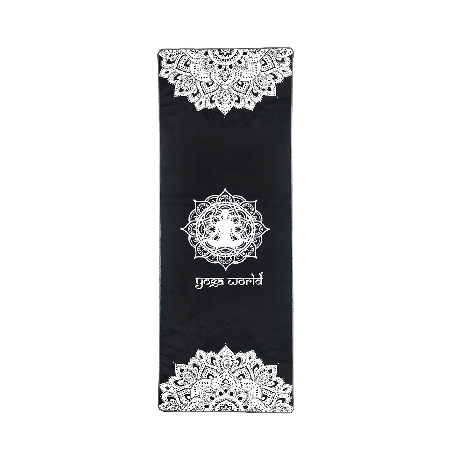 Полотенце для йоги Yoga World - Плотное мягкое впитывающее пот нескользящее полотенце для упражнений 13290₽