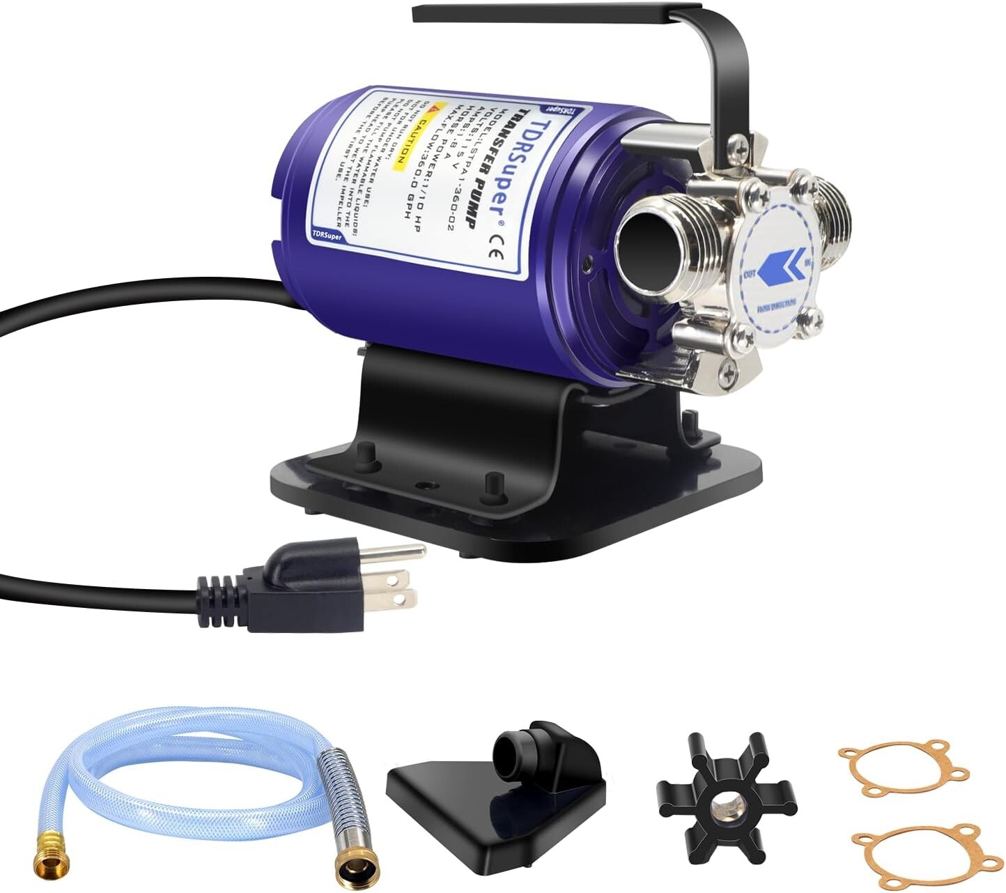 Durable Stainless Steel Water Pump for Gardens and Aquariums – 39ft Lift