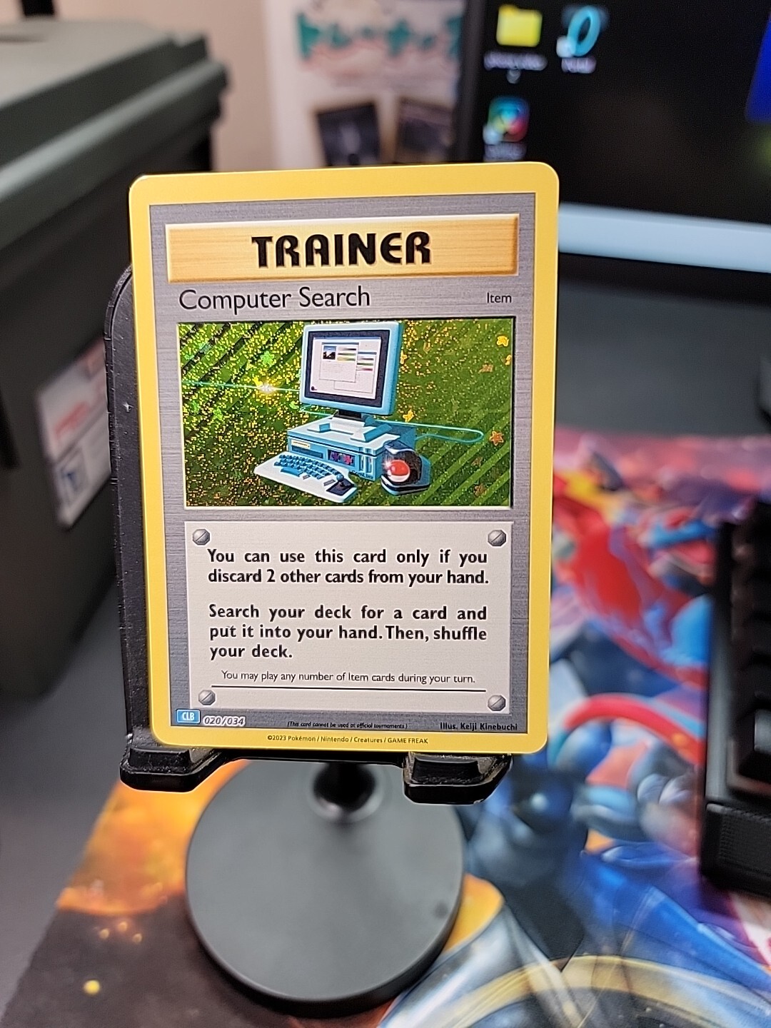 Pokemon Computer Search Holo 020/034 CLB English TCG Classic Blastoise Deck