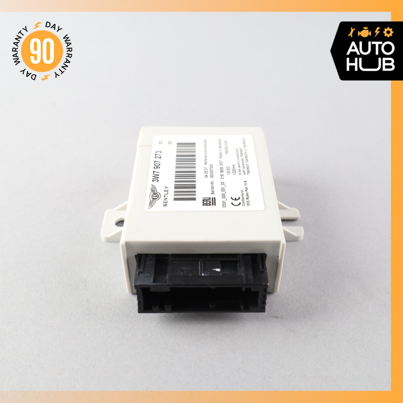 Bentley Continental GTC GT Tire Pressure Monitoring System TPMS Module 62k