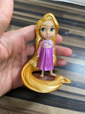 Approx 3'' Disney Store Animators Toddler Doll Figure Rapunzel Tangled