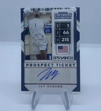 2020 Contenders Draft Picks Stickers Prospect Ticket Jay Scrubb Rookie Auto RC