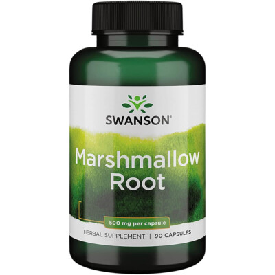 Swanson, Marshmallow Root, 500mg, 90 Kapseln - Blitzversand