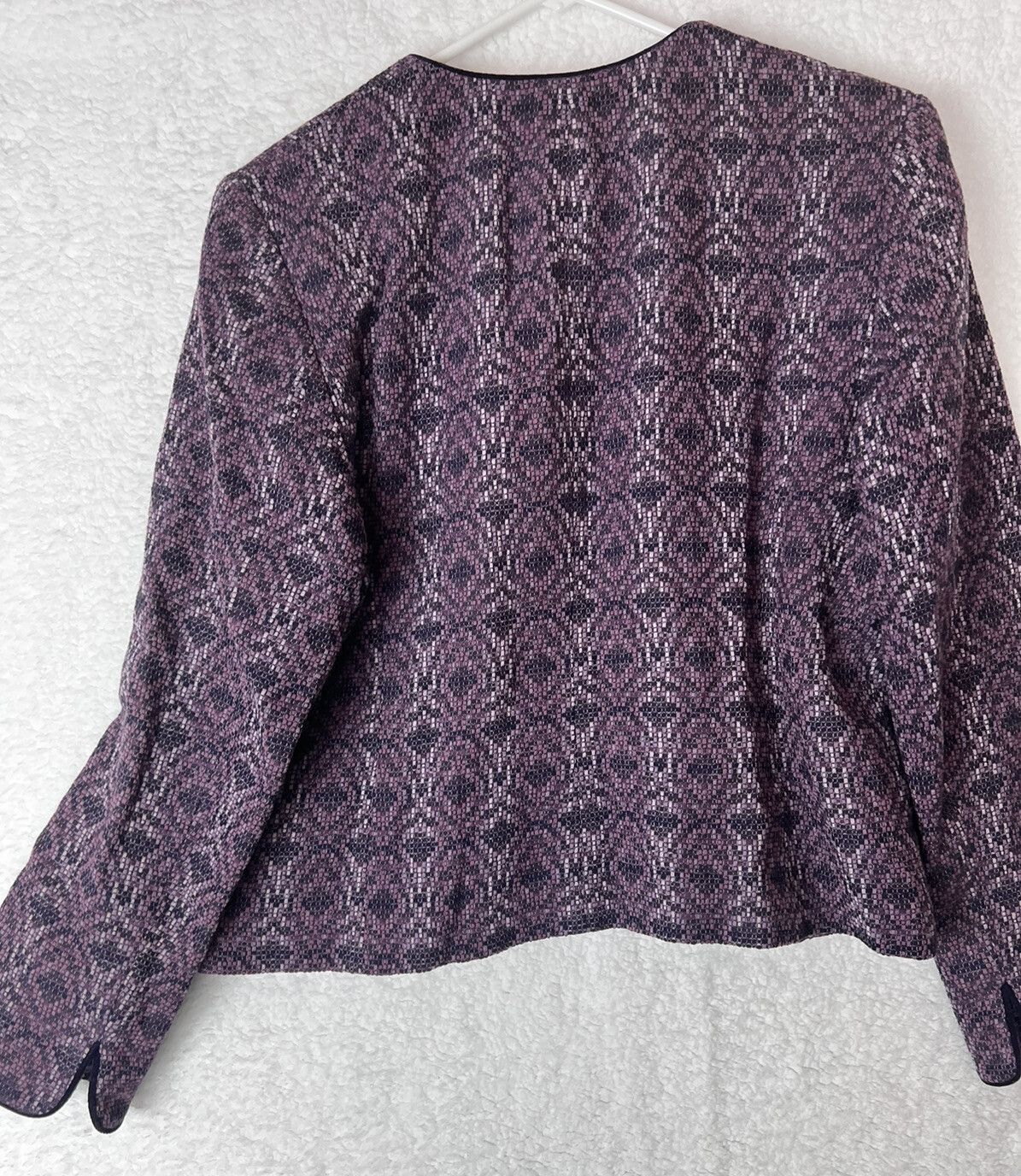 Pendleton Size 16 100% Virgin Wool Jacket Purple … - image 2