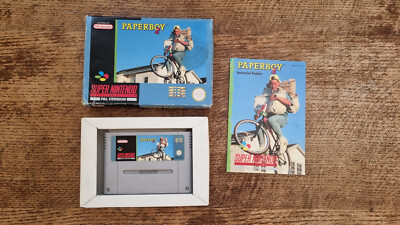 SNES SUPER NINTENDO - PAPERBOY 2 #ACT UKV PAL CIB
