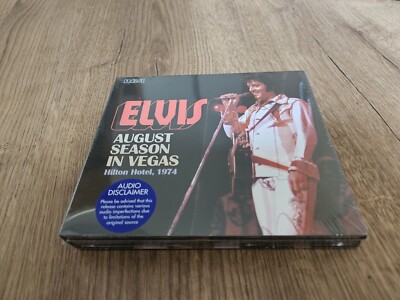 3 CD Elvis Presley: August Season In Vegas - Hilton Hotel, 1974 (2023 FTD)