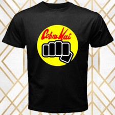 Cobra Kai Punch Karate Kid Miyagi Men's Black Size S - 3XL