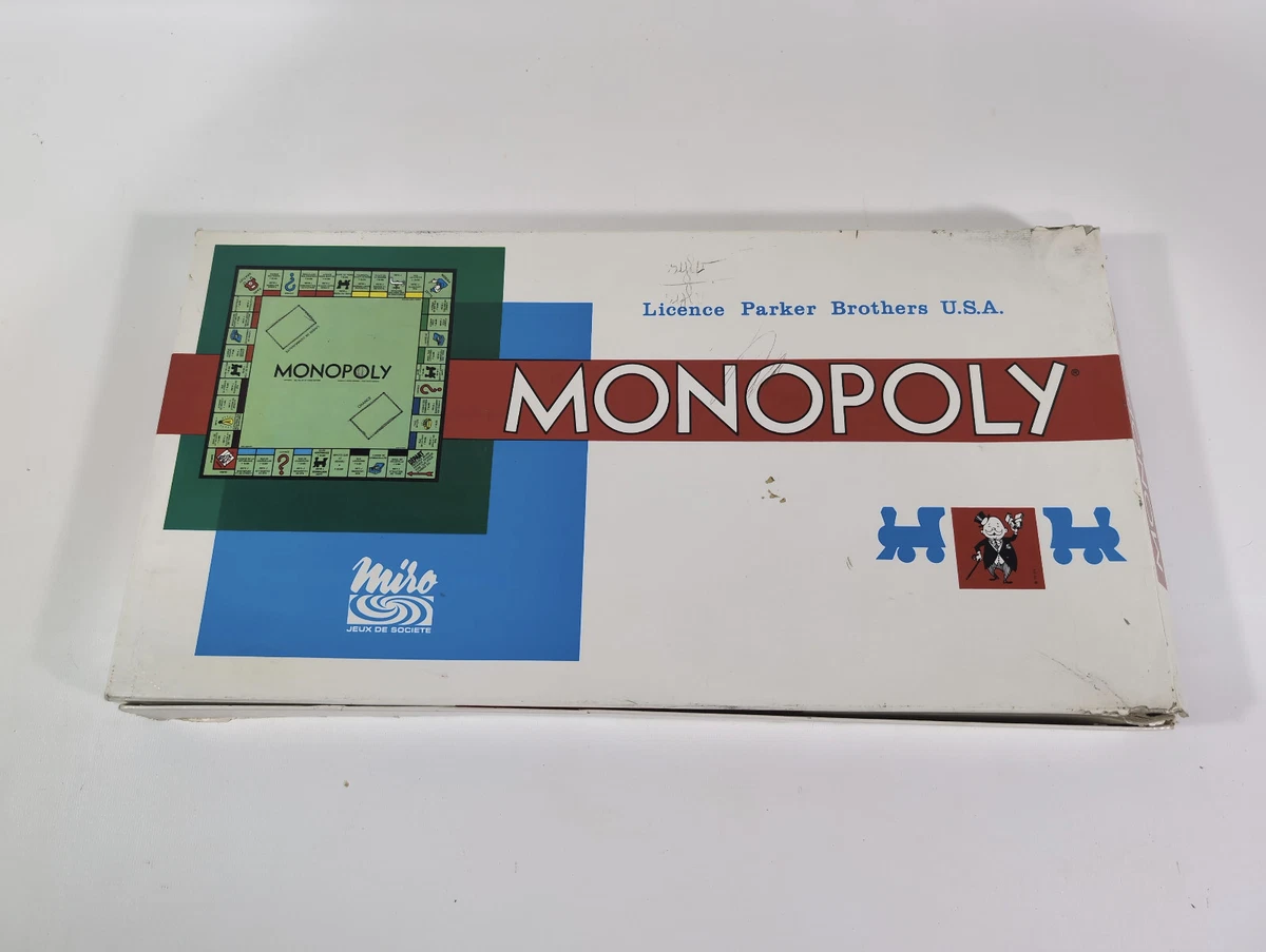 Monopoly / Miro Jeu de société / Vintage / ancien Pions et maisons en bois - Jeux & Jouets