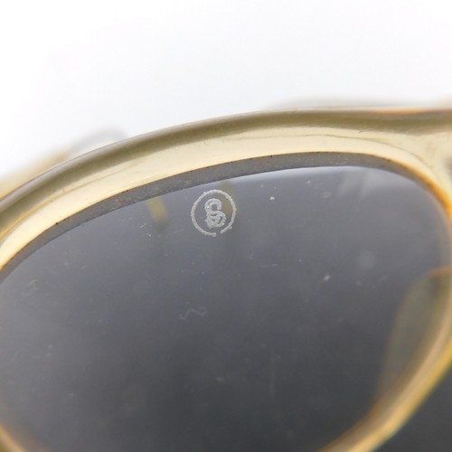 VTG AO Safety Glasses American Optical Celluloid Clear Flat MCM Wrap Around 50s? - Picture 12 of 12