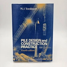 Pile Design and Construction Practice - 4th Edition - Tomlinson - Hardcover - VG
