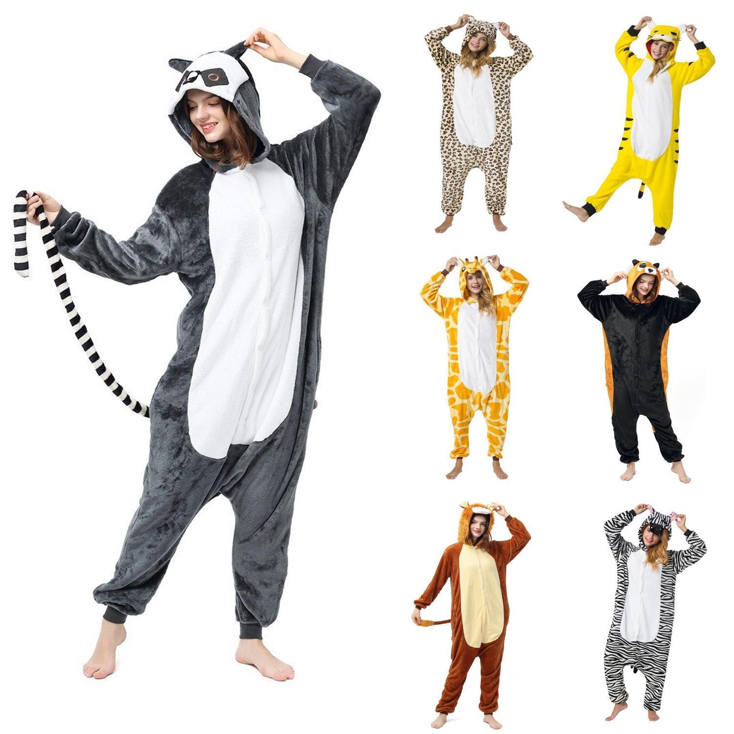 Disfraces esponjosos de animales carnaval carnaval onesie mono de una sola división zoológico