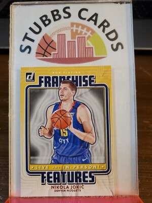 2020-21 Donruss Franchise Features Nikola Jokic A #8 Insert Denver Nuggets