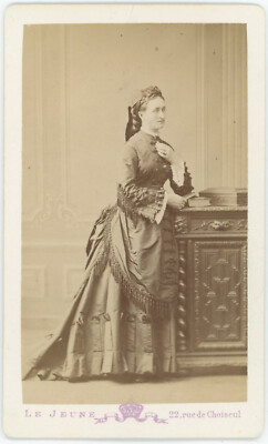 CDV Die Gräfin von Châteaubriand geboren Antoinette Bernou de Rochetaillée. Noblesse