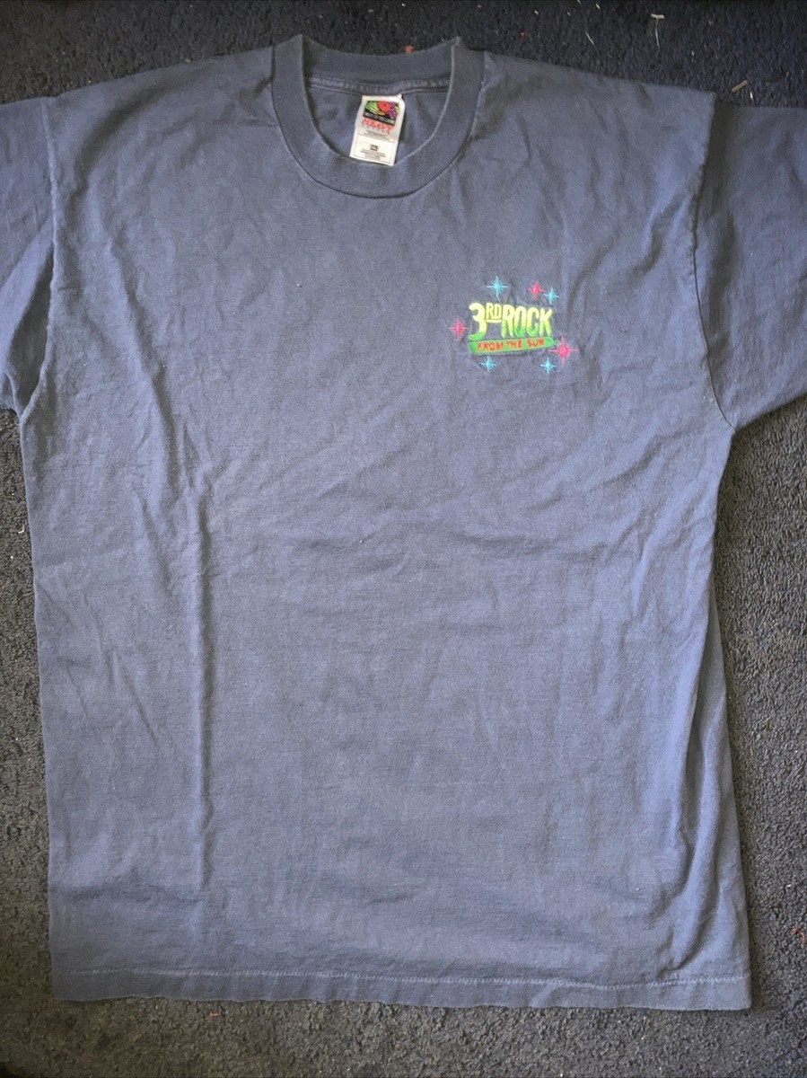 Vintage 90s 3rd Rock From the Sun T Shirt NBC TV Show Promo Size