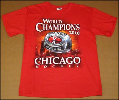 2010 Chicago Blackhawks Hockey World Champions T Shirt